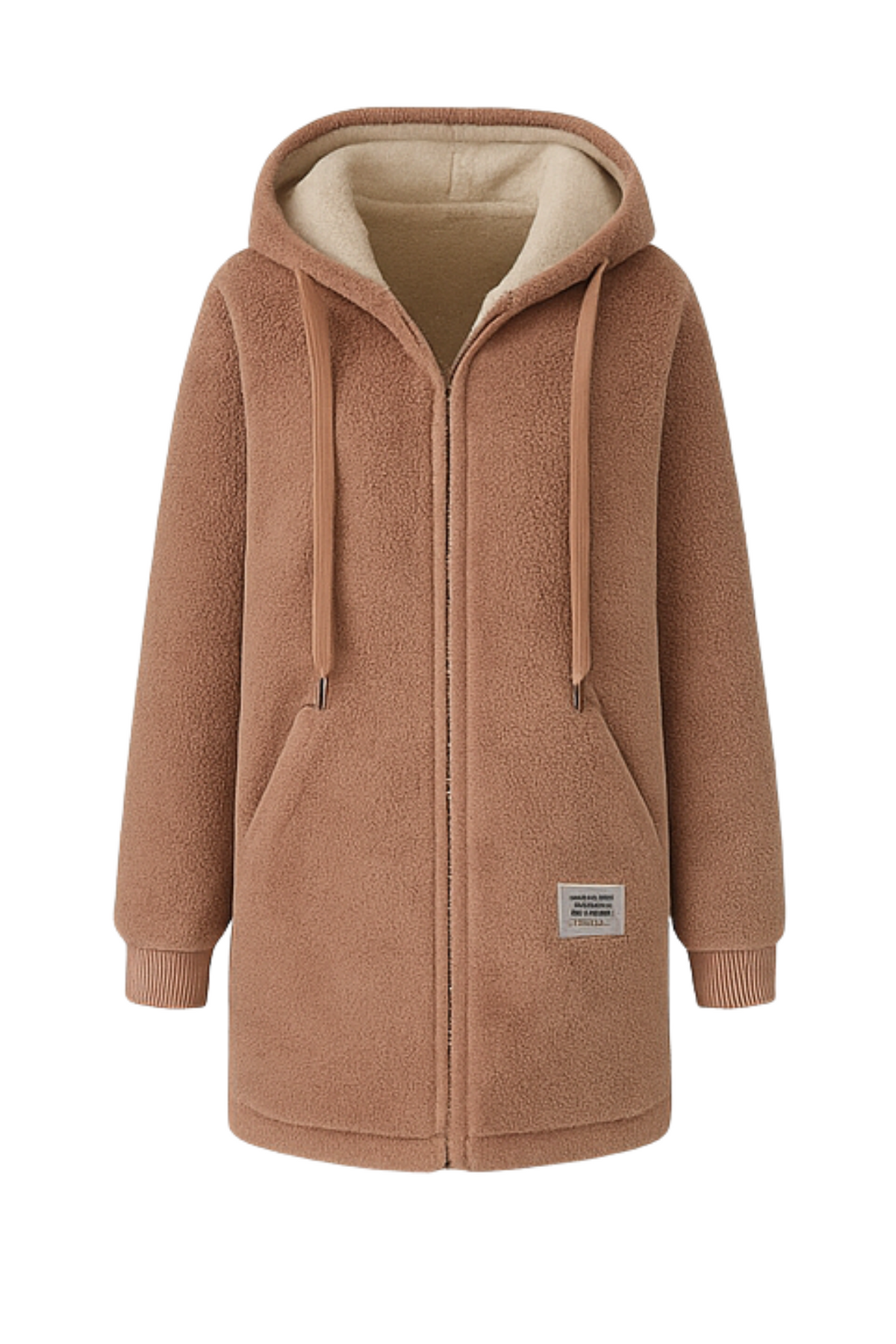 Serena Fleecejacke - Braun