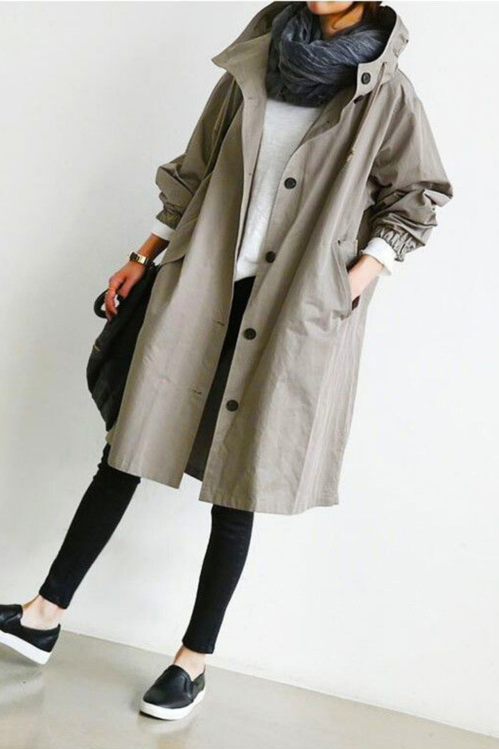 Dolly Stilvoller Trenchcoat - Beige