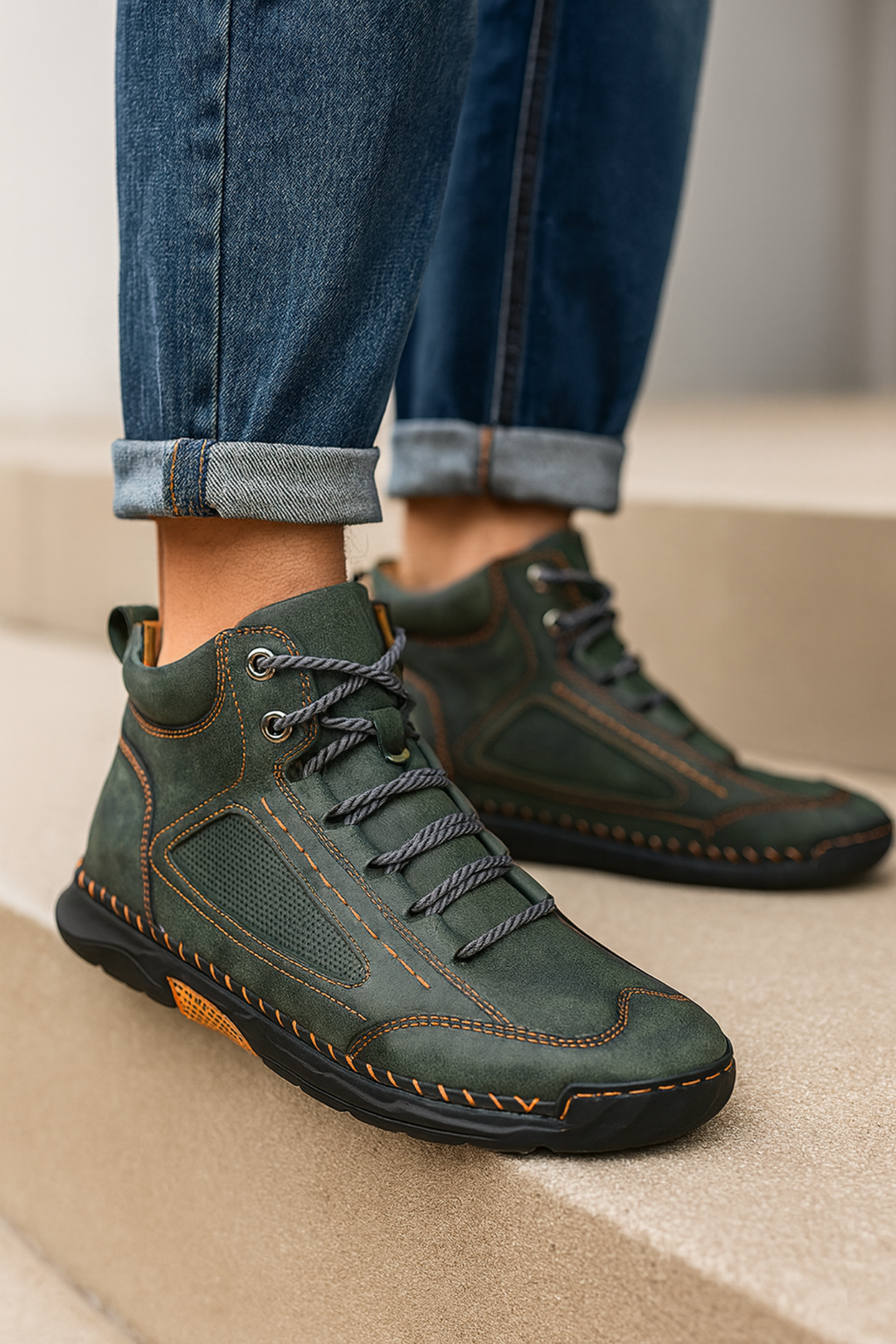 Moriarty | Leder High Top Schuhe