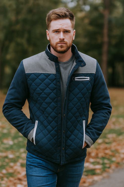 Gary Elegantes Herrenjackett - Grau