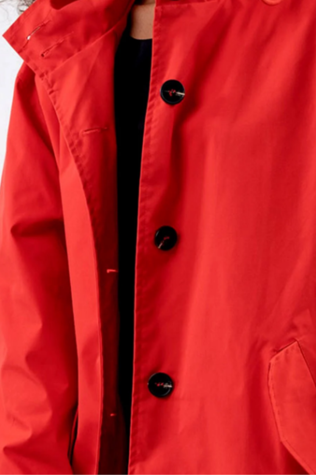 Dolly Stilvoller Trenchcoat - Rot