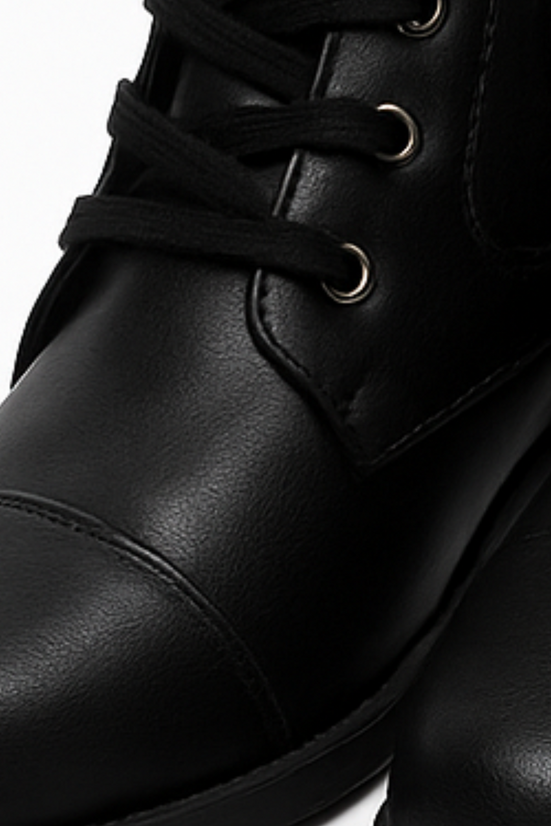 Miya Lederstiefel mit Reißverschluss - Schwarz