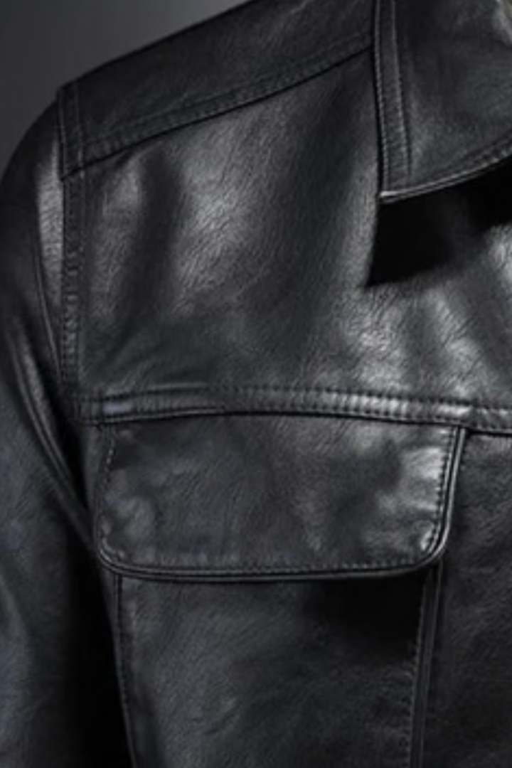 Robin Rider Lederjacke - Schwarz