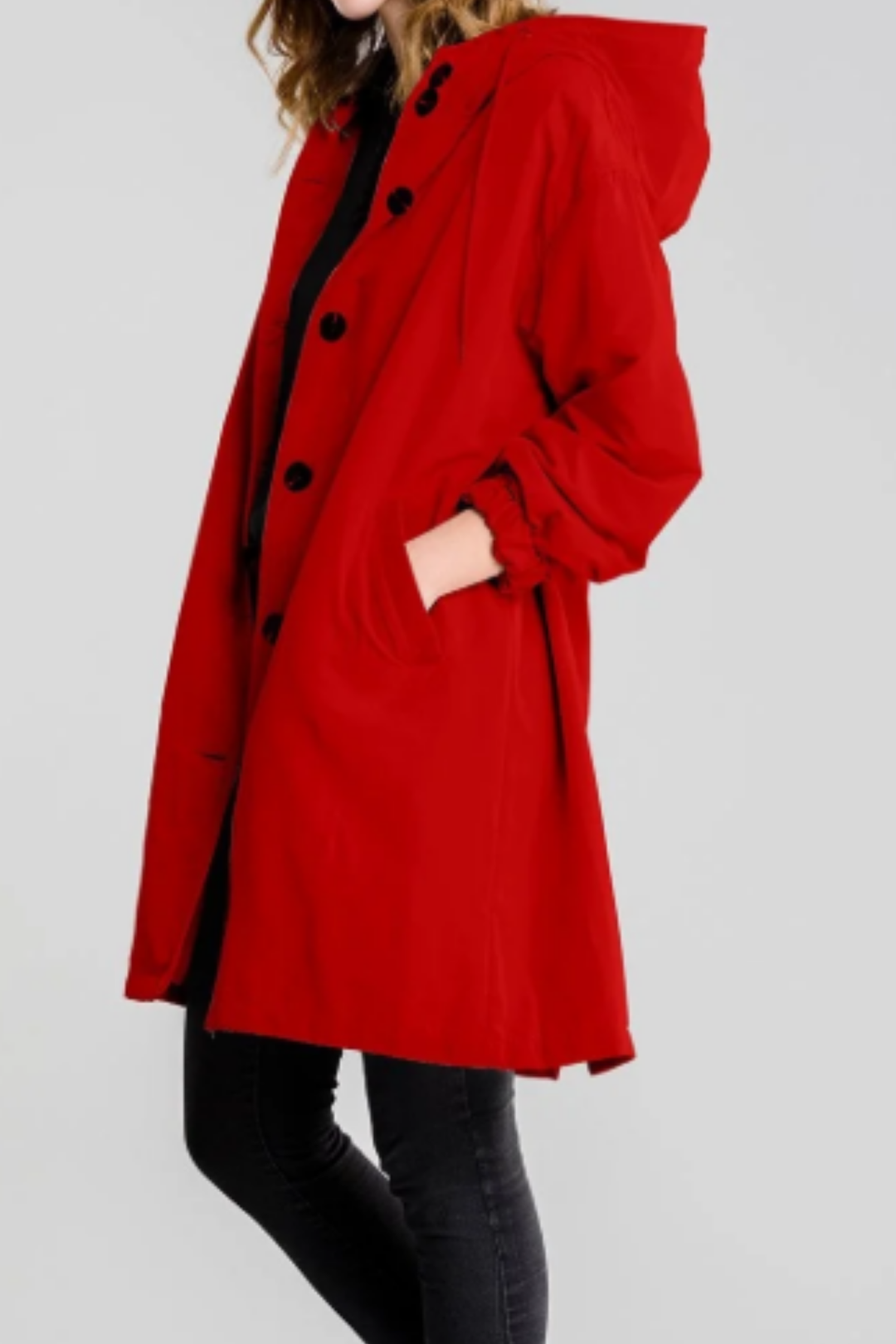 Dolly Stilvoller Trenchcoat - Rot