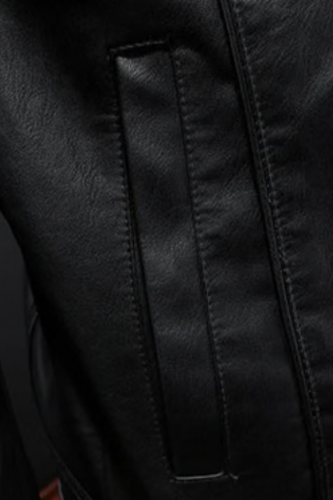 Robin Rider Lederjacke - Schwarz