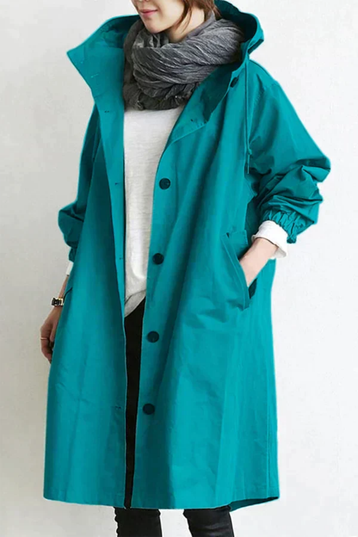 Dolly Stilvoller Trenchcoat - Hellblau