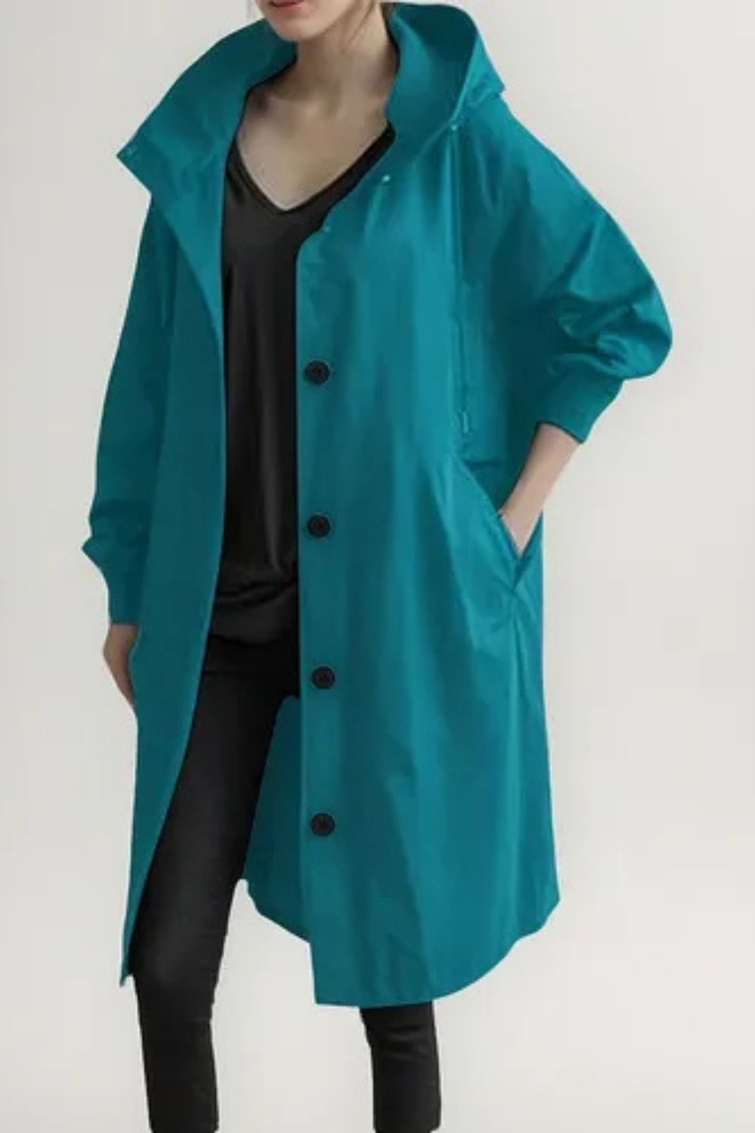 Dolly Stilvoller Trenchcoat - Hellblau