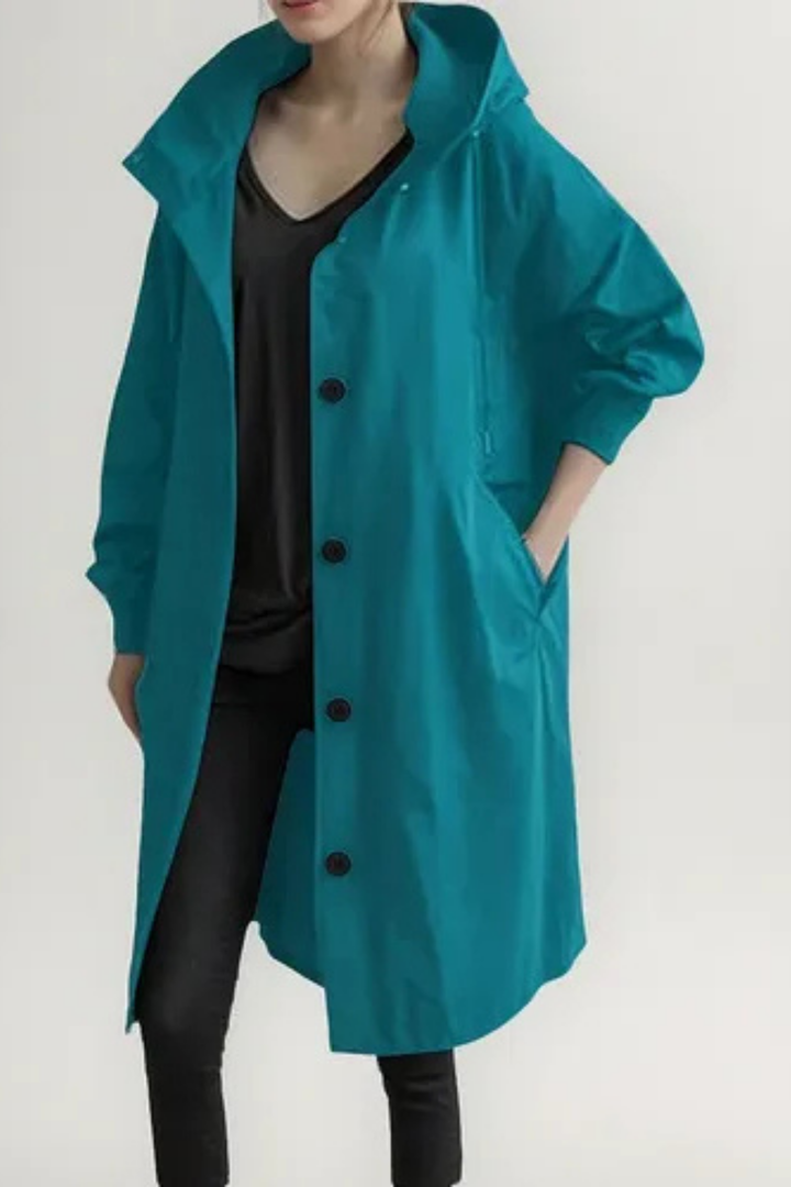 Dolly Stilvoller Trenchcoat - Hellblau