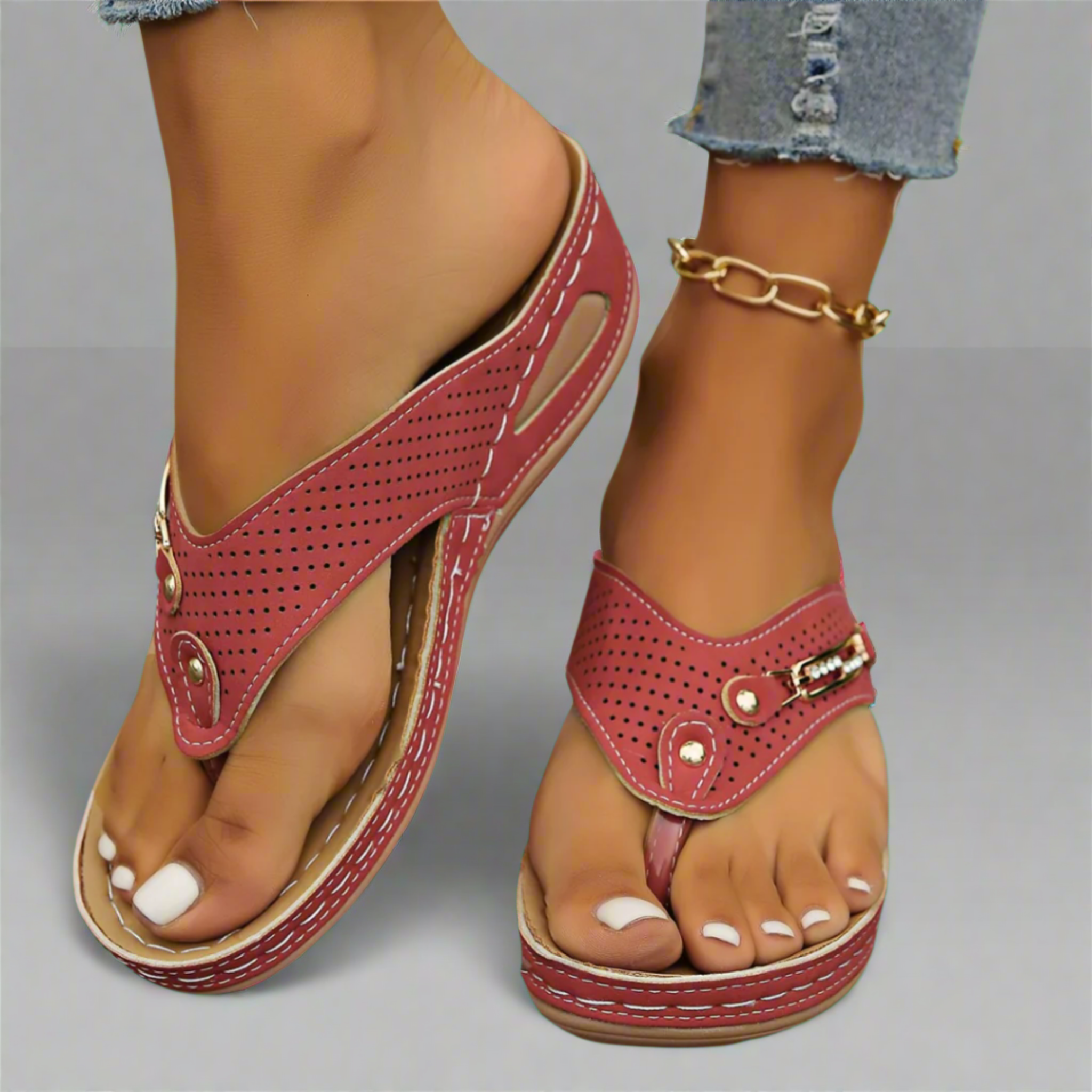 Astrid™ | Retro-Sandalen für Frauen mit Fußgewölbeunterstützung