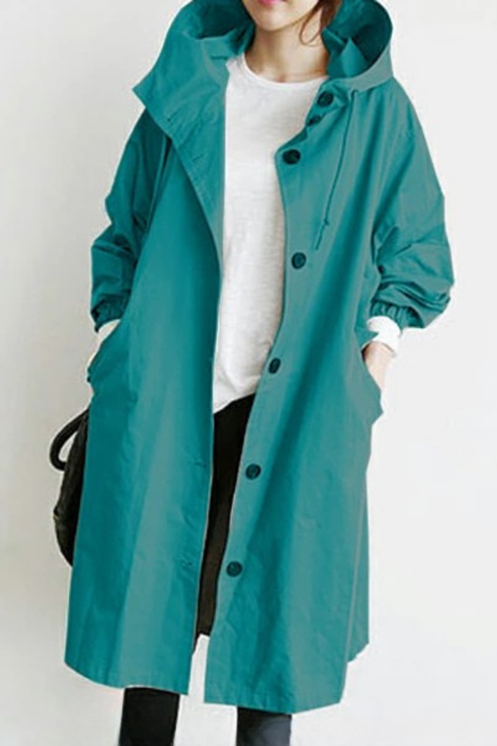 Dolly Stilvoller Trenchcoat - Hellblau