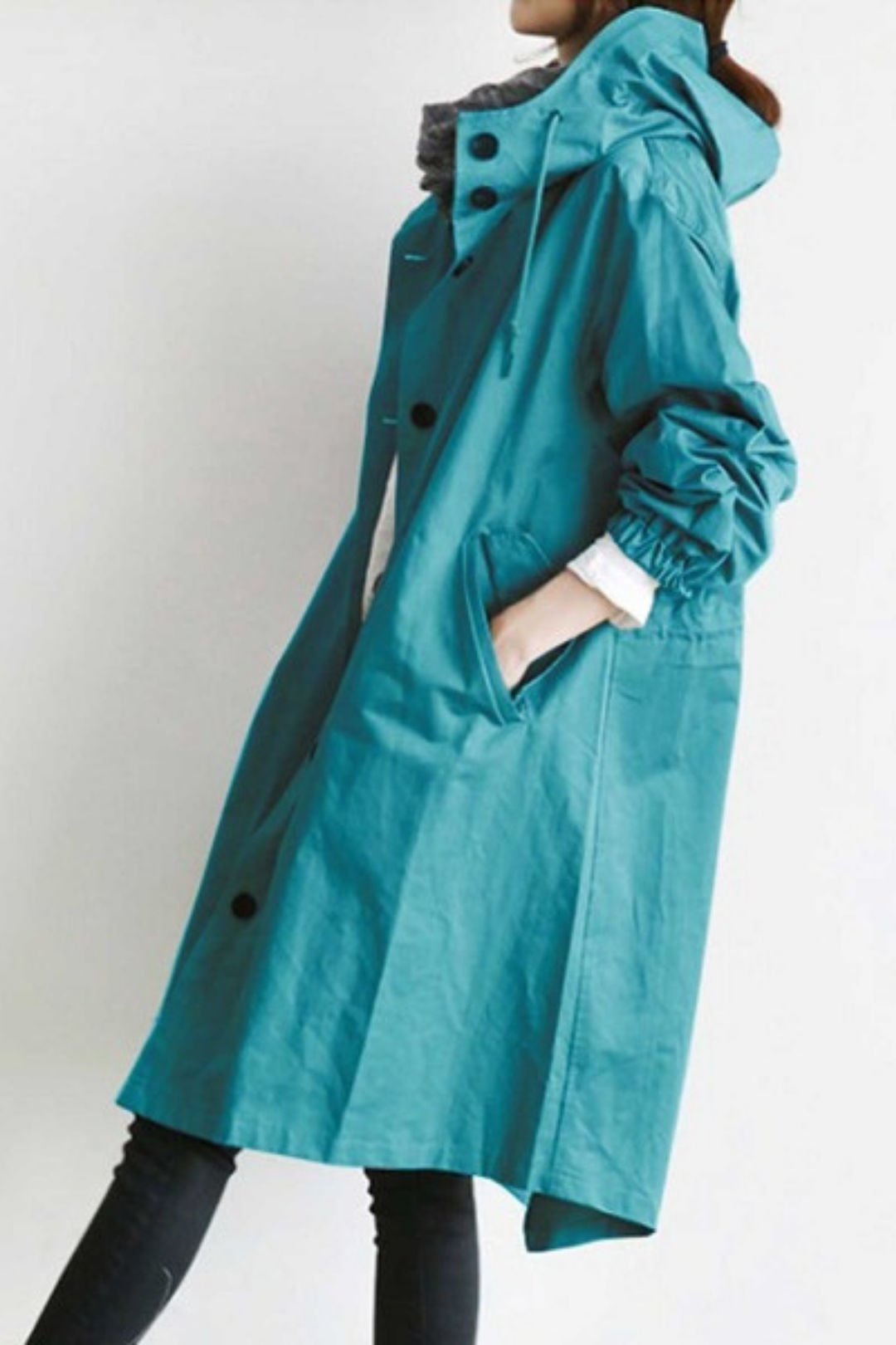 Dolly Stilvoller Trenchcoat - Hellblau