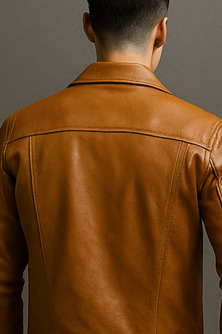 Robin Rider Lederjacke - Braun