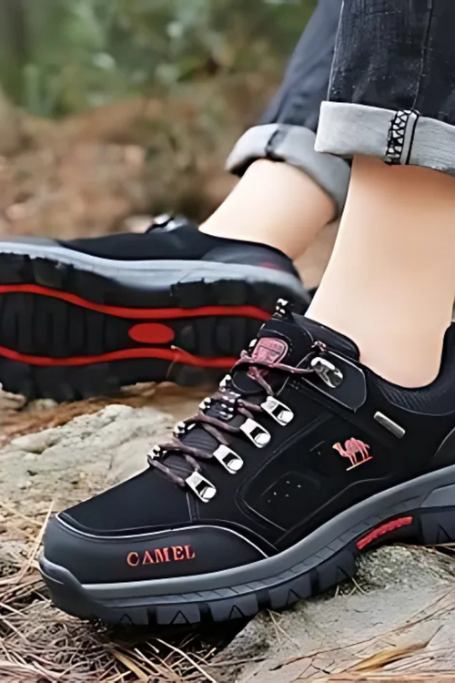 Amelio Innovative Wanderschuhe - Schwarz Rot