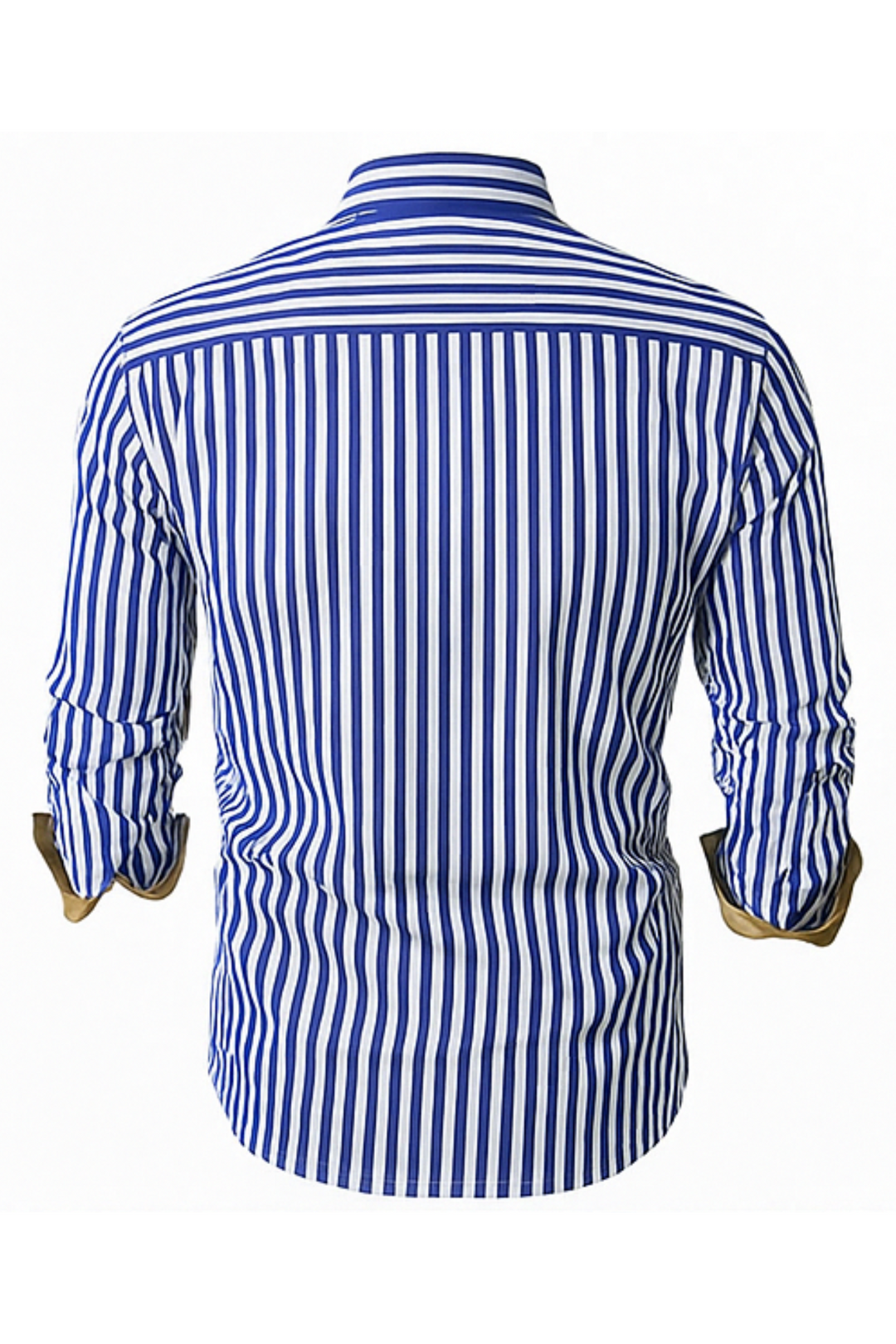 William Elegantes Gestreiftes Hemd - Blau