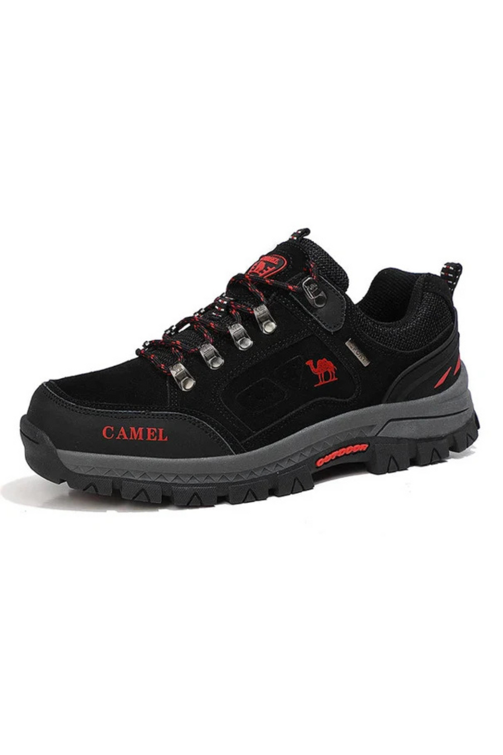 Amelio Innovative Wanderschuhe | Schwarz Rot