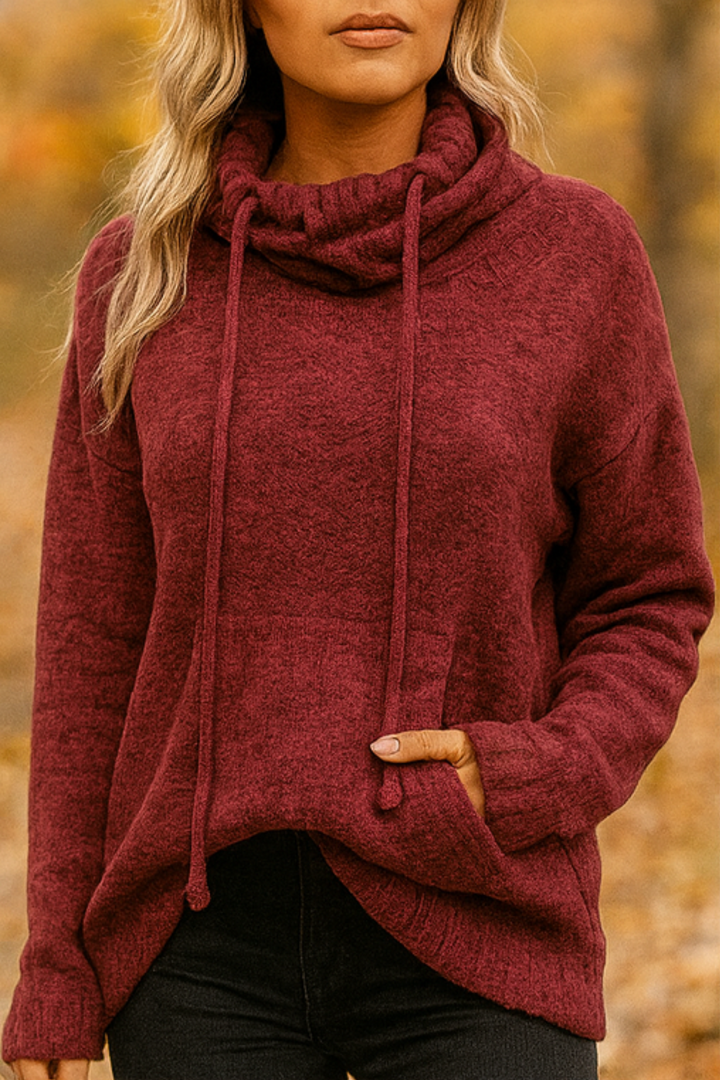 Xena | Long Sleeve Sweater mit Tasche