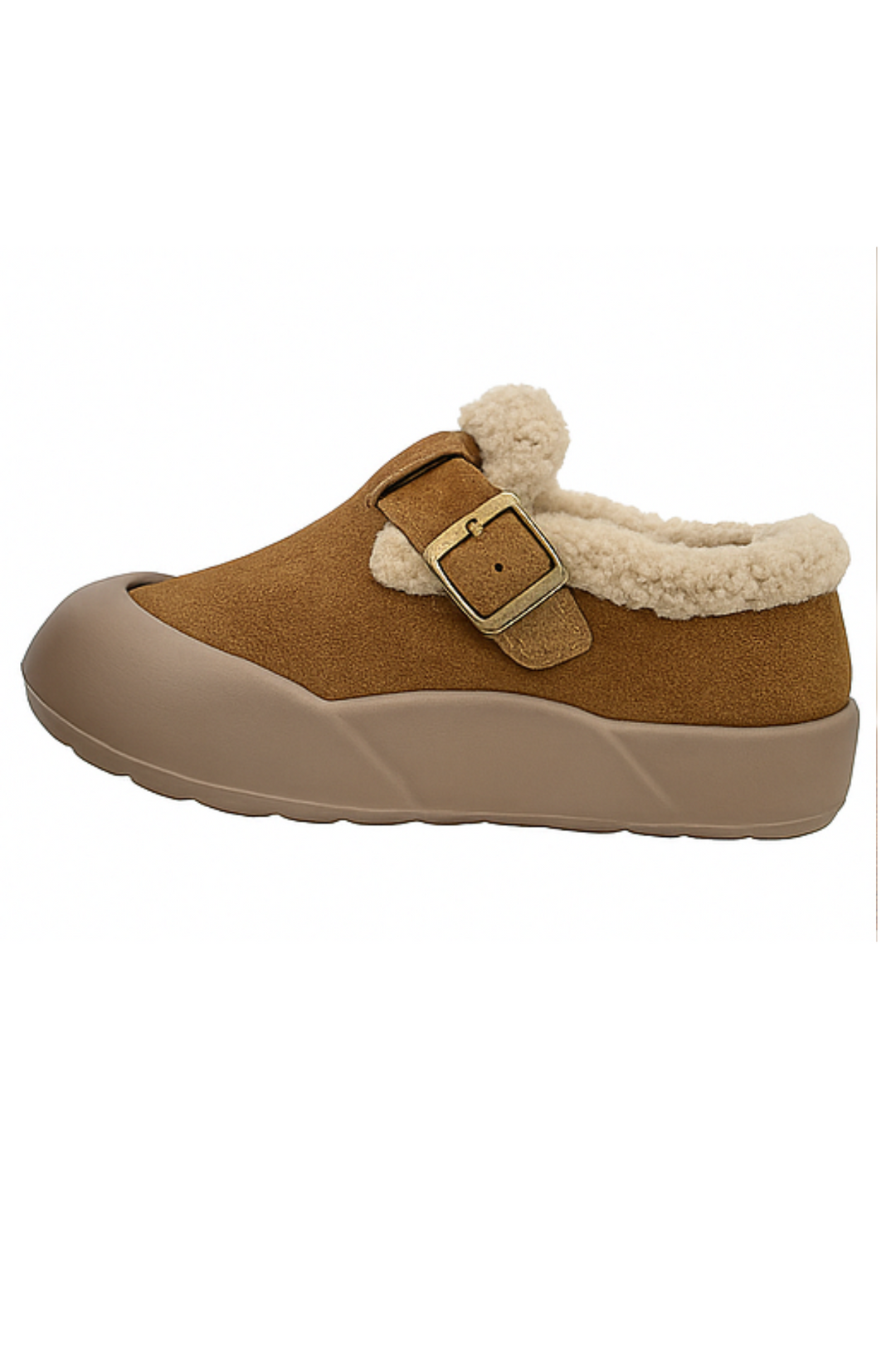 Ivory Bequeme Schuhe mit Fleecefutter - Khaki