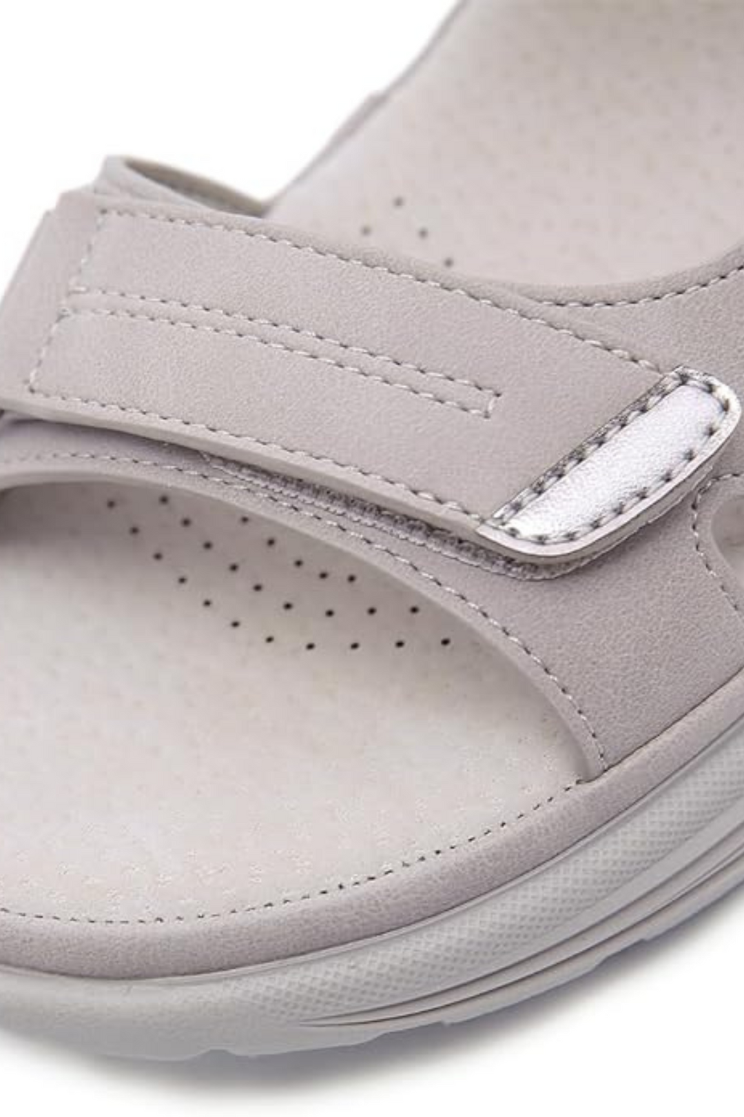 Tonya Orthopädische Ledersandalen - Grau