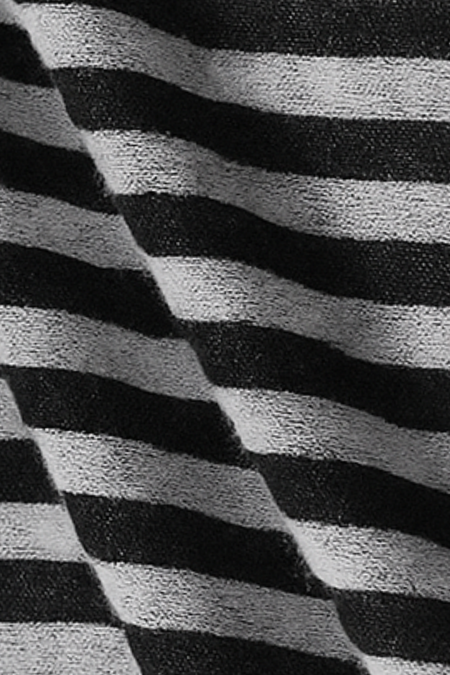 William Striped Dress Shirt Black