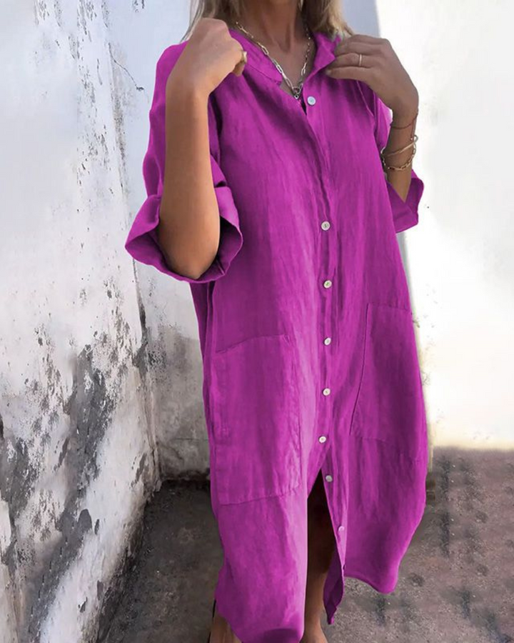 Azalea™ | Lässiges Hemdkleid