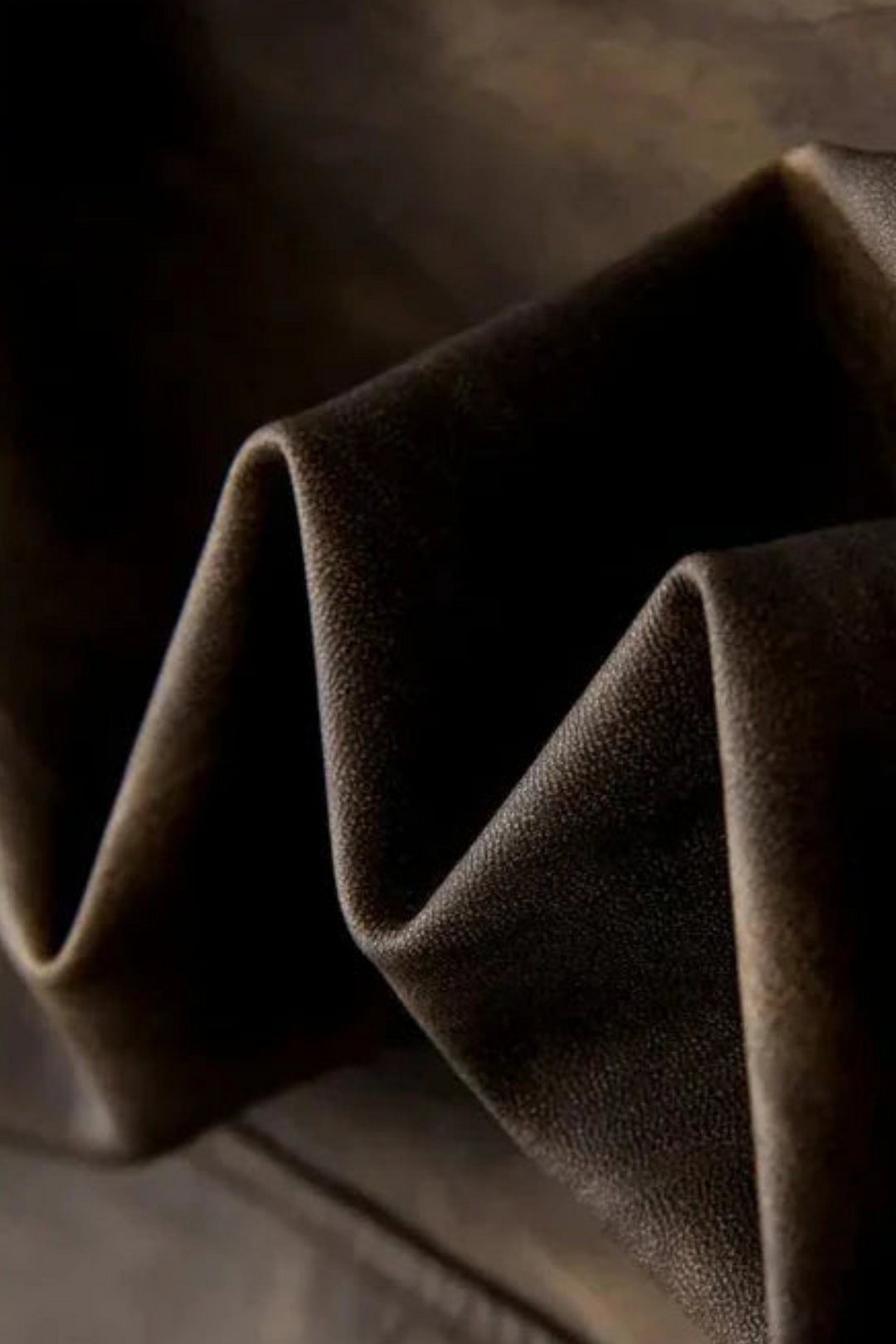 Oliver Lederjacke mit Lokomotivkragen - Braun