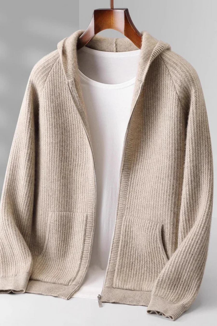 Sorrano Cashmere Zip Hoodie