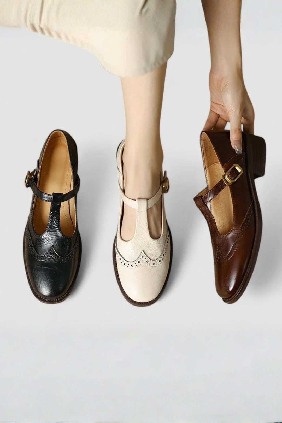 Livia | Klassische Ledersandale