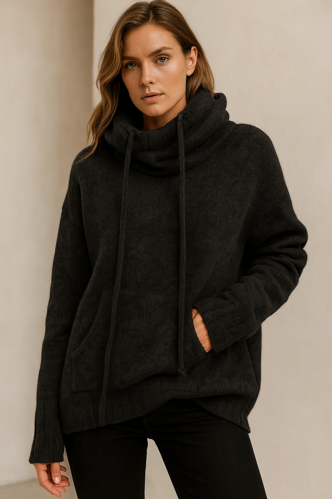 Xena | Long Sleeve Sweater mit Tasche