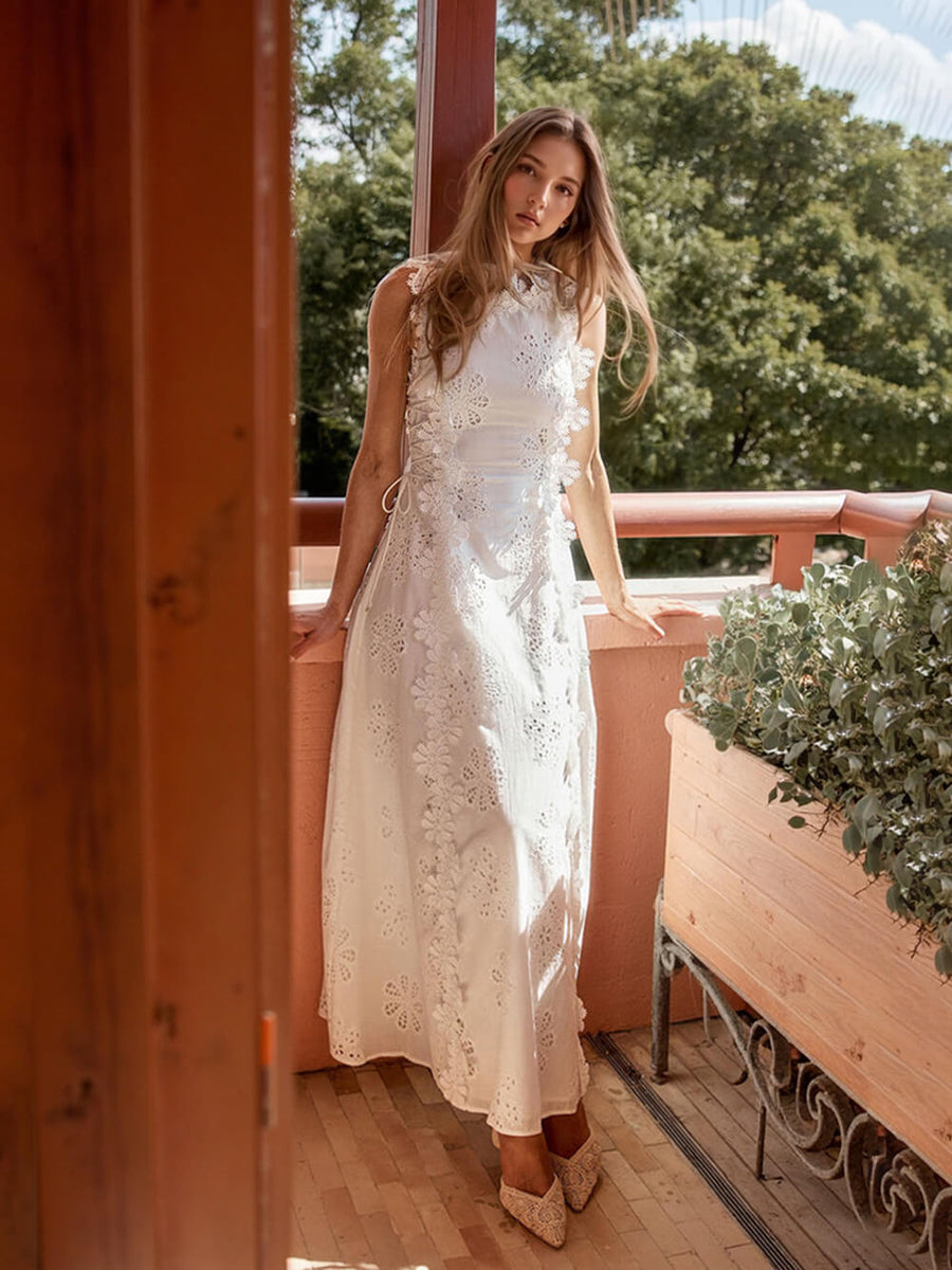 Hook Closure Dress