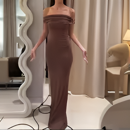 Sexy einseitiges Boho-Bodycon-Sommerkleid