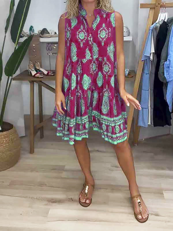 Bonnie Tropical Charm Kleid mit V-Ausschnitt