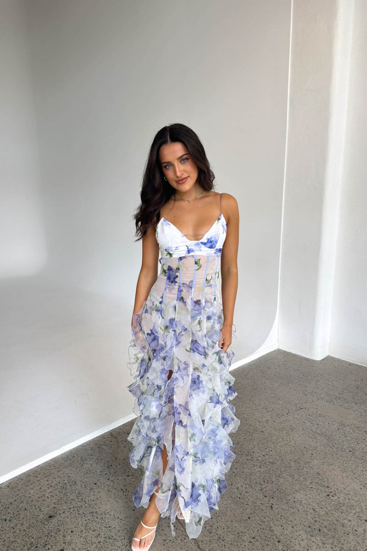 Elora Embroidered Maxi Dress