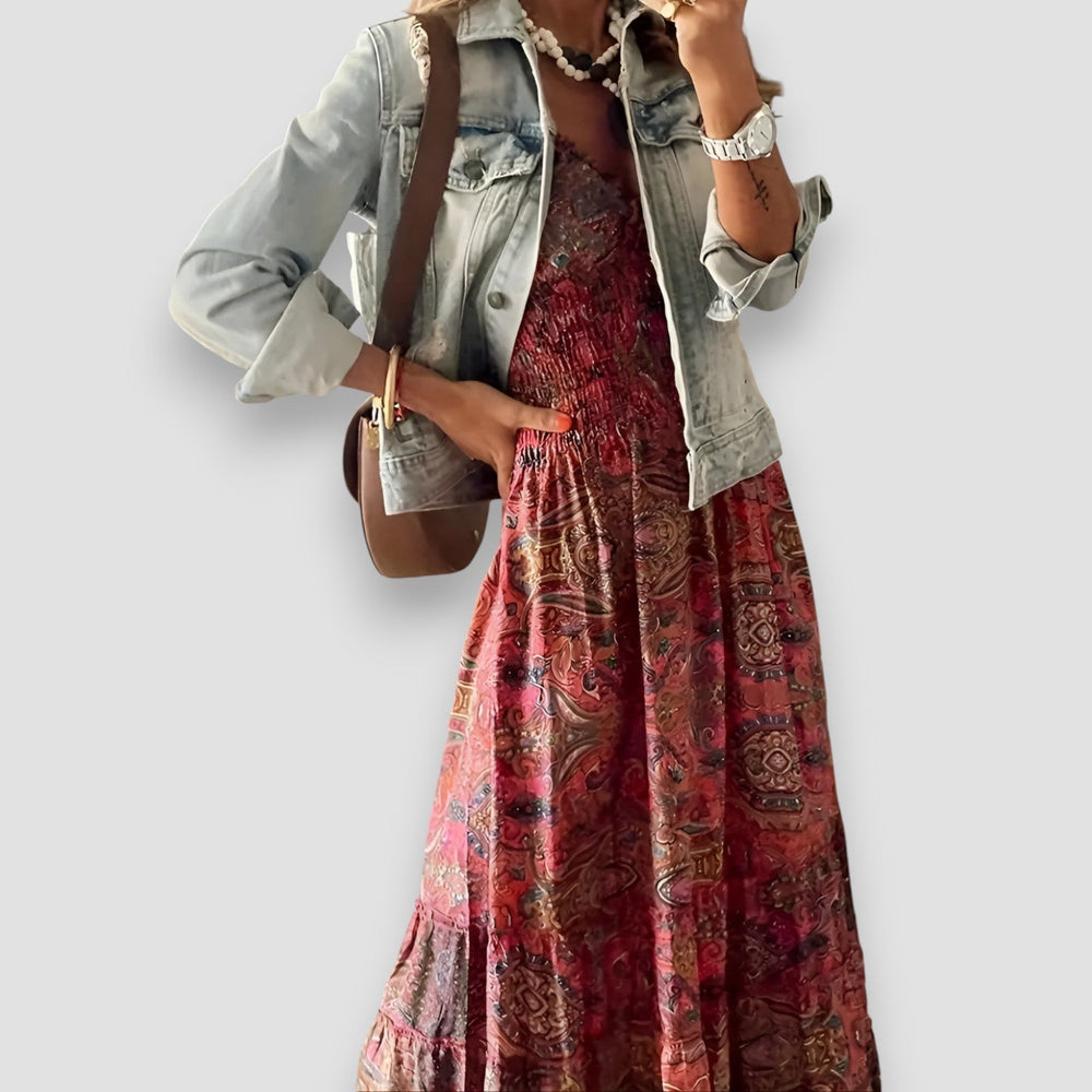 Rosy | Maxi-Kleid