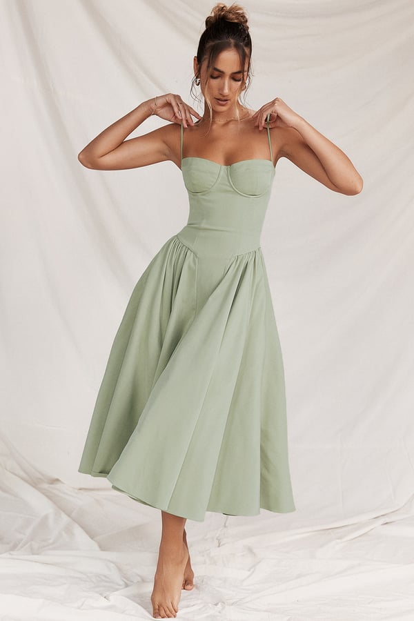Michaela | Ärmelloses Midikleid