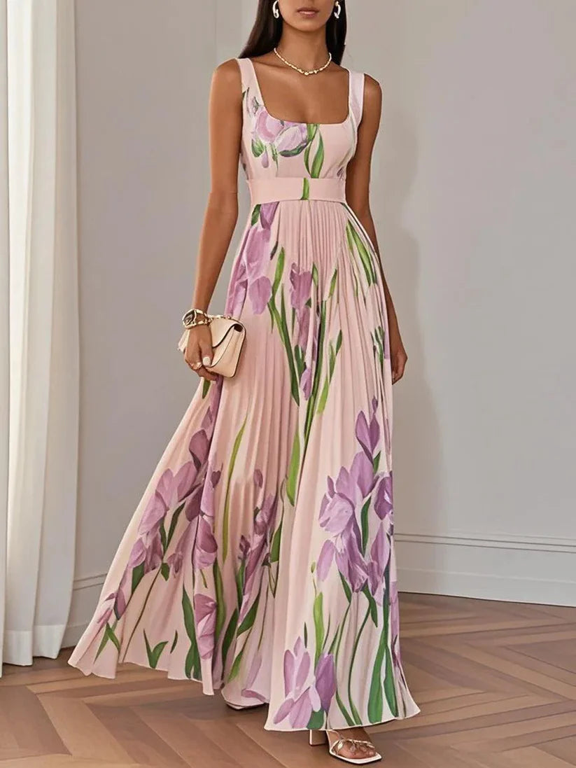 Iris Bloom™ | Sommerkleid mit Square Neckline