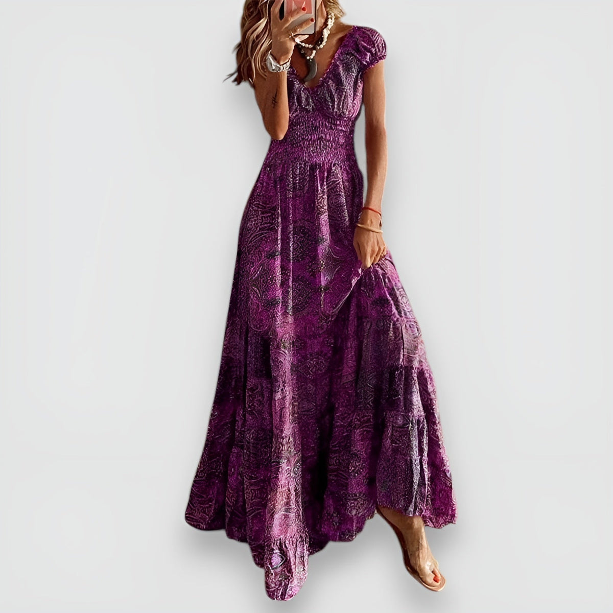 Rosy | Maxi-Kleid