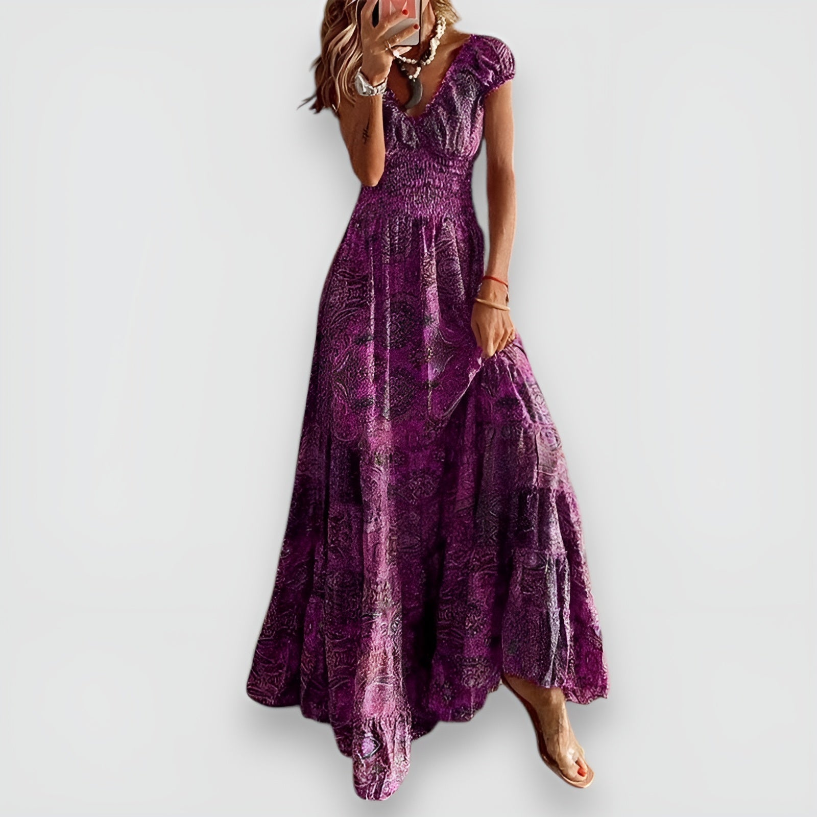 Rosy | Maxi-Kleid
