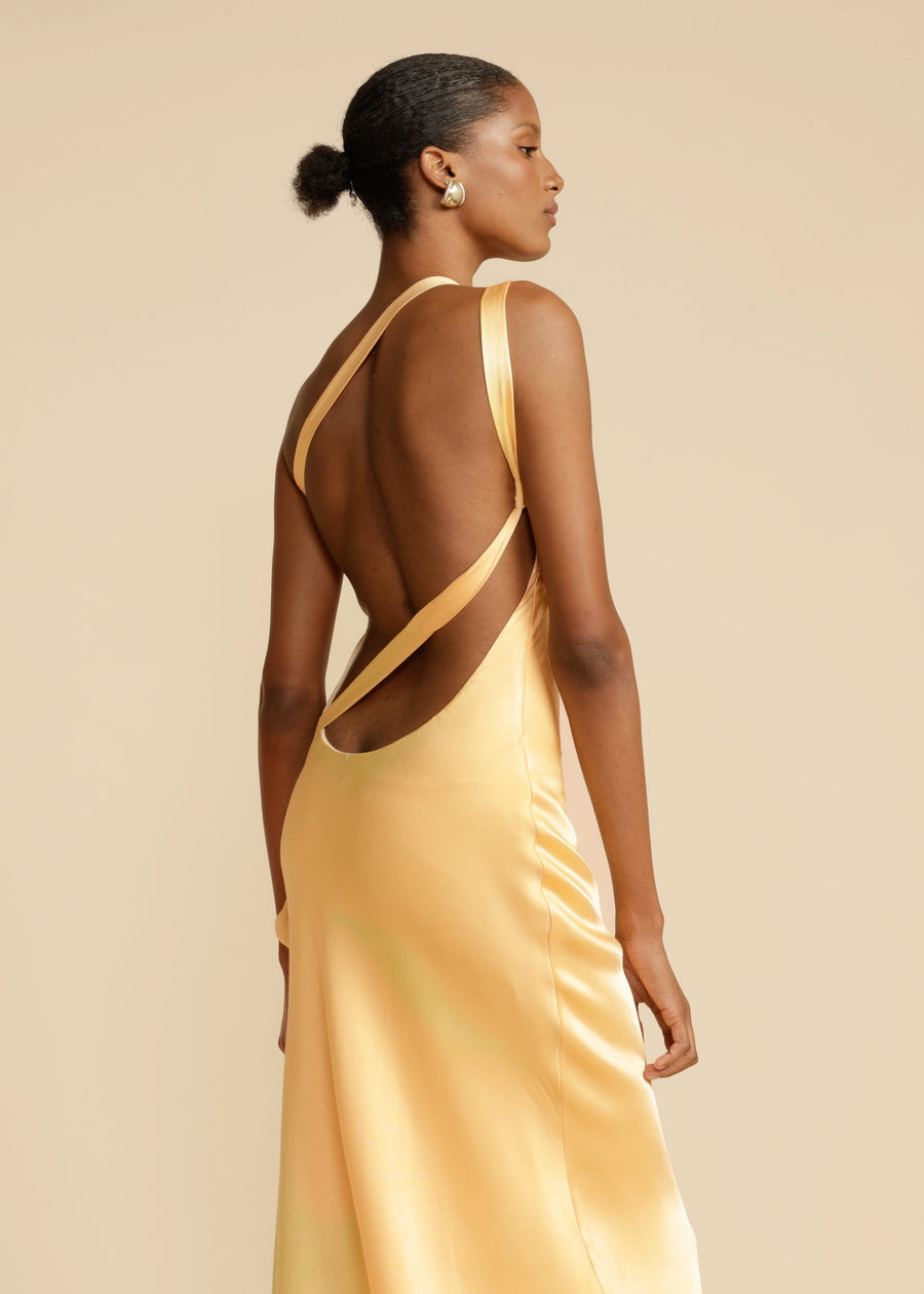 Selena Draped Maxi Dress