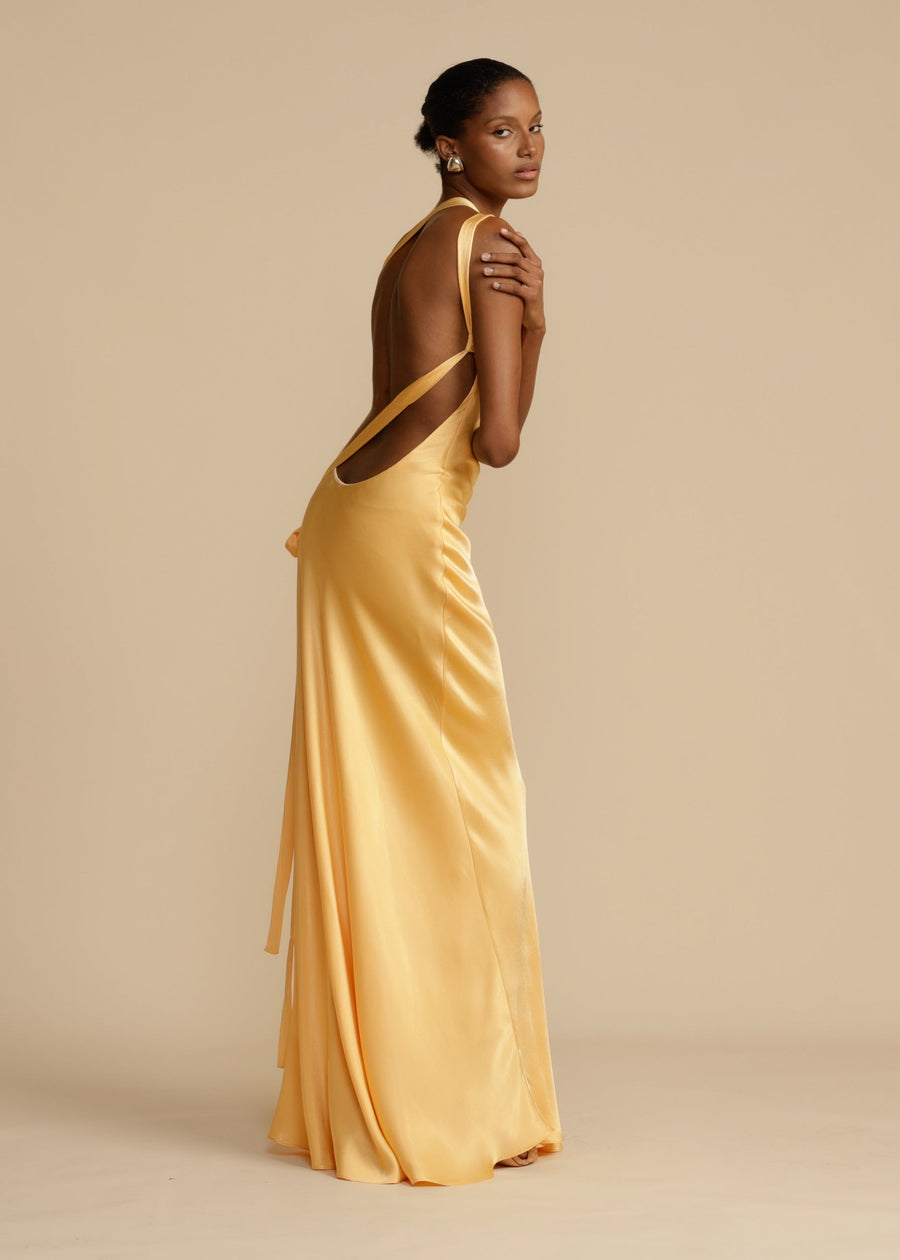 Selena Draped Maxi Dress