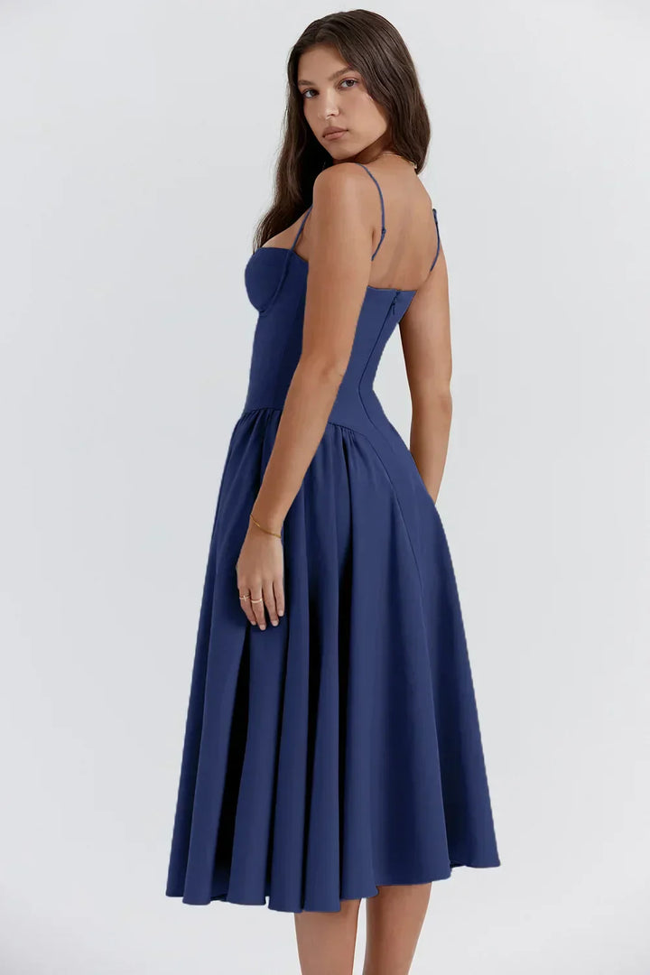 Michaela – Ärmelloses Midikleid