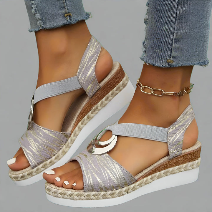Stjernlöf™ | Handgefertigte Keilsandalen aus Premiummaterial