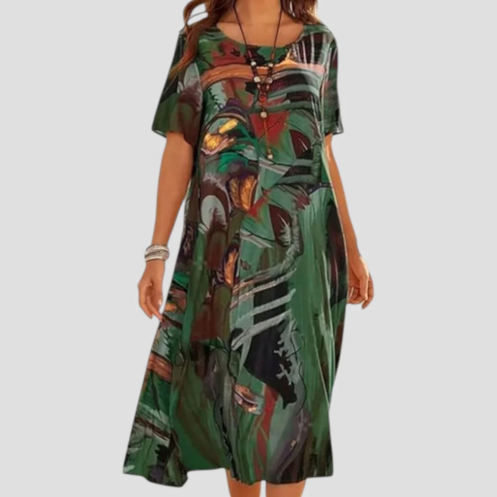 Vittoria | Locker geschnittenes Midi-Sommerkleid
