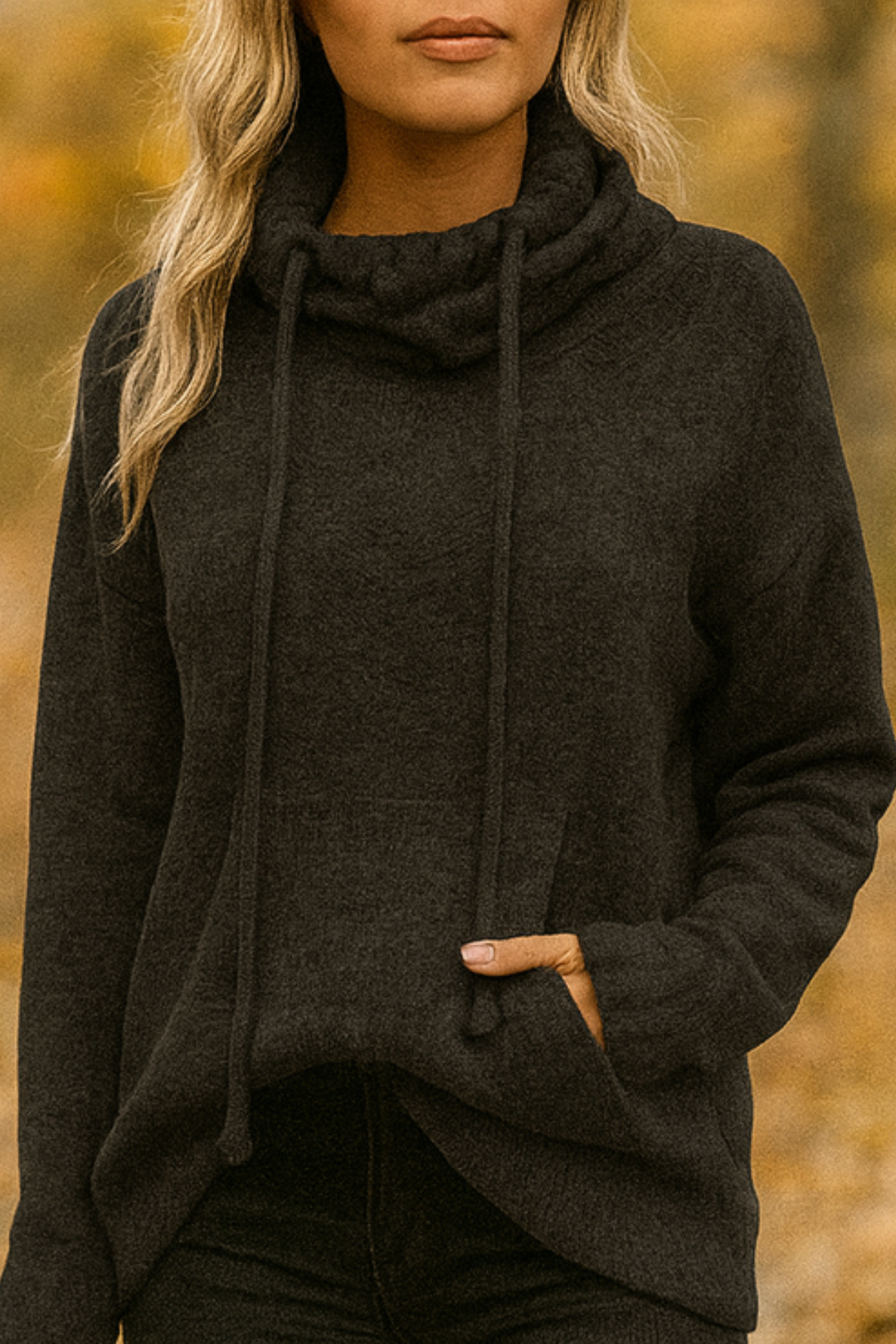 Xena | Long Sleeve Sweater mit Tasche