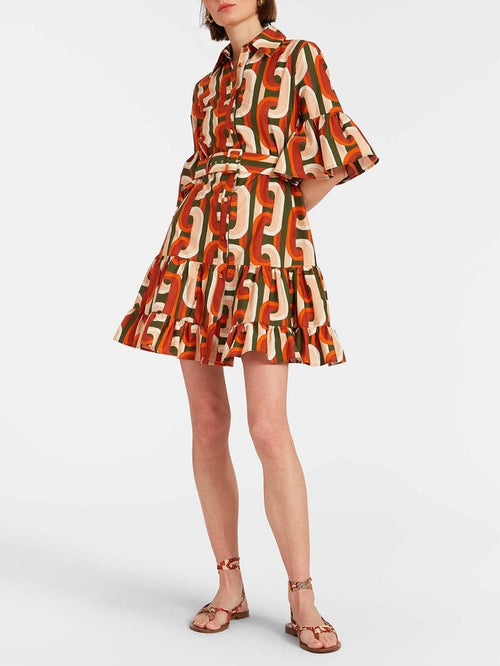 Elegantes, freches Mini-Kleid mit tiefer Taille