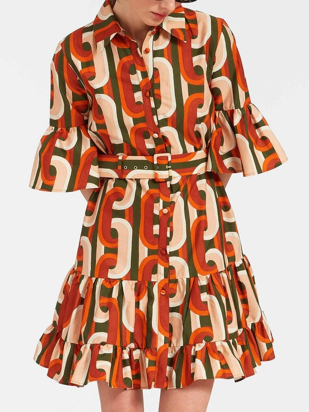 Elegantes, freches Mini-Kleid mit tiefer Taille