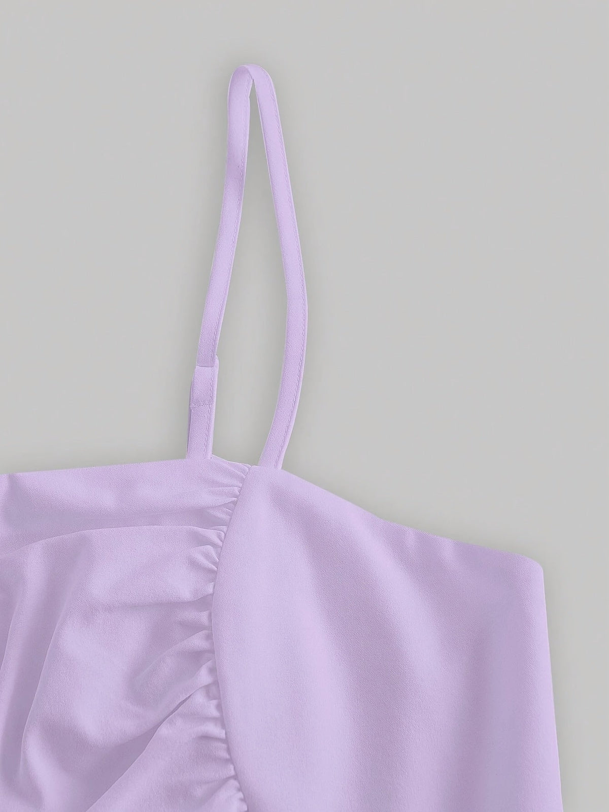 Valencia gerafftes schulterfreies Kleid