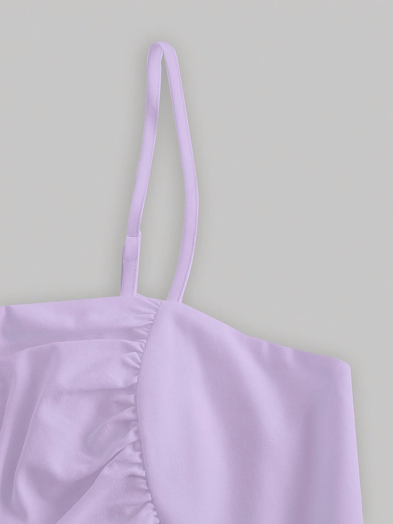 Valencia gerafftes schulterfreies Kleid