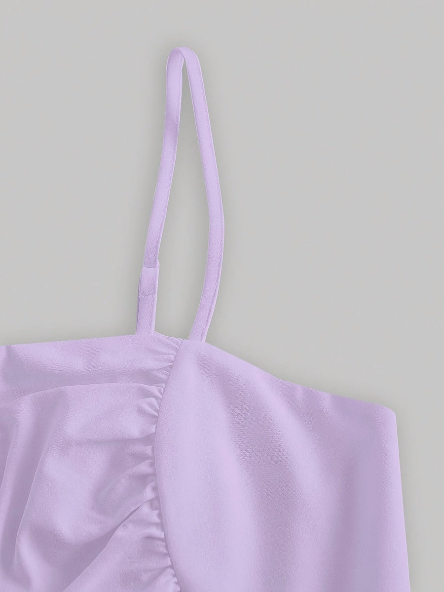 Off-Shoulder Ruched Dress