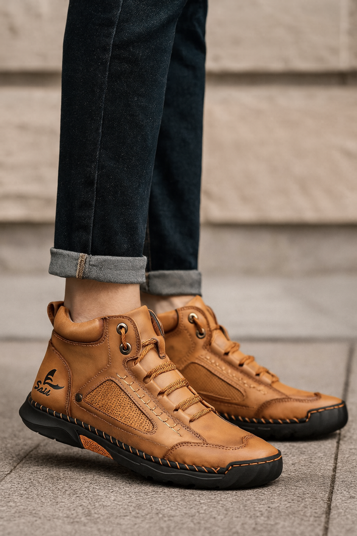 Moriarty | Leder High Top Schuhe