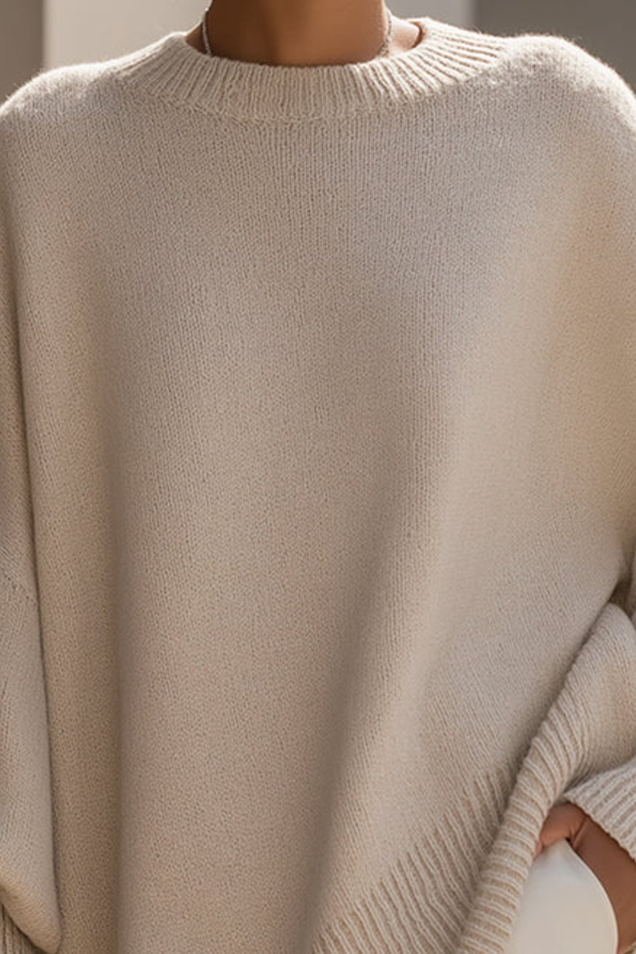 Elouise Oversized Knit Poncho